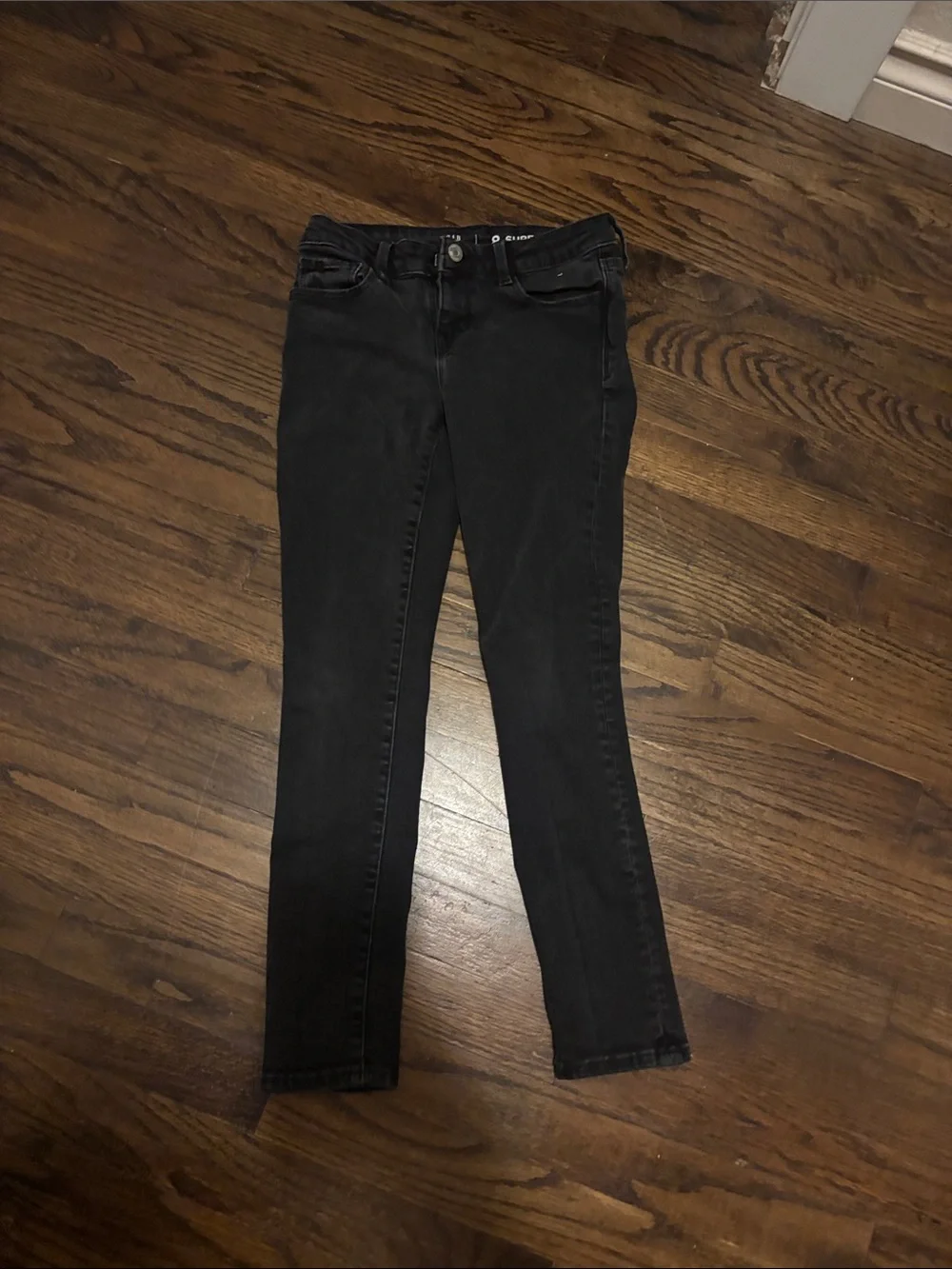 Black GAP Girls Skinny Jeans